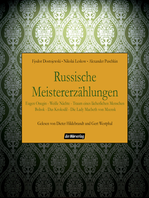 Title details for Russische Meistererzählungen by Fjodor M. Dostojewski - Wait list